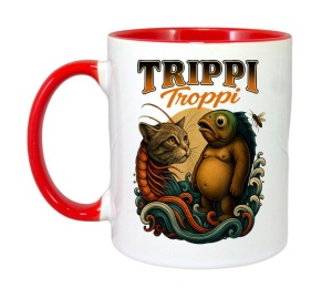 Cana Tralalero TraLaLa cu Trippi Troppi Italian Brainrot Meme cat fish or Bear fish - Img 7