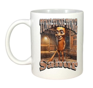 Cana Tralalero TraLaLa cu Tung Tung Sahur Funny Italian Brainrot Meme Graphic 1V - Img 2