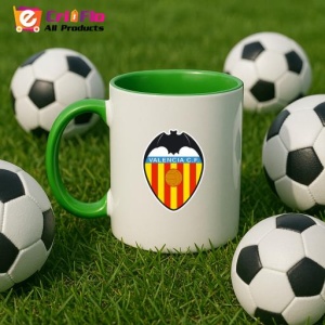 Cana Valencia_CF Spania , cu logoul stema echipei, Cadoul Perfect - Img 23