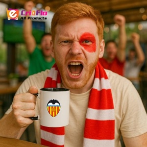 Cana Valencia_CF Spania , cu logoul stema echipei, Cadoul Perfect - Img 37