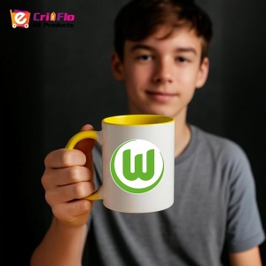 Cana VfL Wolfsburg Germania , cu logoul stema echipei, Cadoul Perfect - Img 33