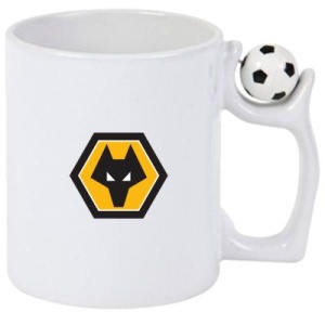 Cana Wolverhampton Wanderers Anglia , cu logoul stema echipei, Cadoul Perfect