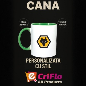 Cana Wolverhampton Wanderers Anglia , cu logoul stema echipei, Cadoul Perfect - Img 20
