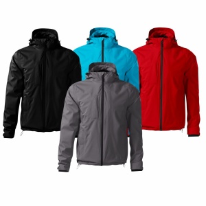 Imagine de prezentare pentru geaca barbati pacific 3 in 1 si culorile disponibile rosu, gri, negru, turcoaz