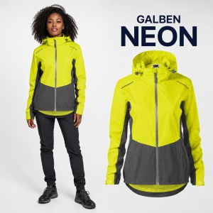 Geacă Damă tip Jachetă Impermeabilă cu Glugă Detașabilă, Ușoară și Windproof – Rainbow 539 - Img 13