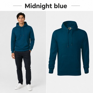 Hanorac Bărbat Malfini Cape 413, 65% Bumbac, 320 g/m², Glugă cu Șnur, Buzunar Marsupiu, 21 Nuanțe, Mărimi S–5XL - Img 23