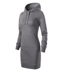 Hanorac tip rochie de dama de culoare ebony gray