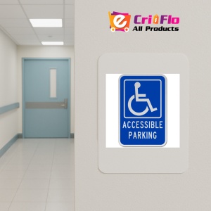 Indicator Accessible Parking, Sticker autocolant - Img 4