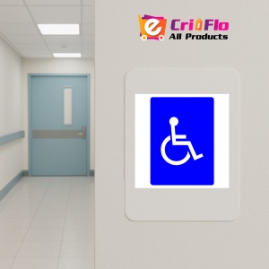 Indicator Accessible Toilet Sign Symbol Only, Sticker autocolant - Img 4