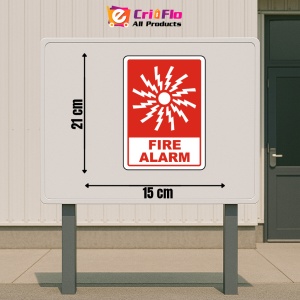 Indicator Alarm Sign, Sticker autocolant - Img 2