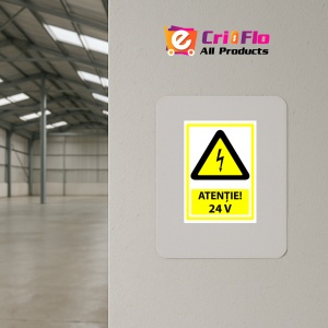 Indicator Atentie 220v, Sticker autocolant - Img 4