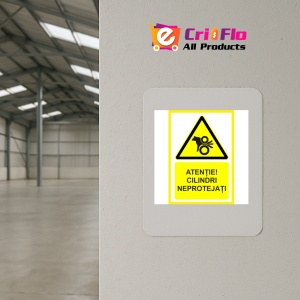 Indicator Atentie cilindri neprotejati, Sticker autocolant - Img 4