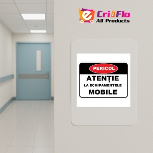Indicator Atentie la echipamentele mobile, Sticker autocolant - Img 5