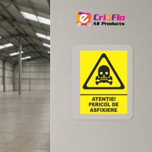 Indicator Atentie pericol de asfixiere, Sticker autocolant - Img 4