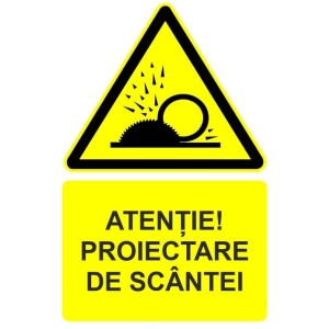 Indicator Atentie proiectare de scantei indicator de avertizare, Sticker autocolant