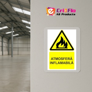 Indicator Atmosfera inflamabila indicator de avertizare, Sticker autocolant - Img 4
