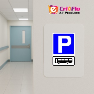 Indicator Bus parking sign, Sticker autocolant - Img 5