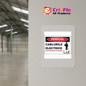 Indicator Cablurile electrice sunt ingropate in pamant, Sticker autocolant - Img 4