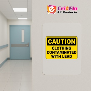 Indicator Caution Clothing Contaminated With Lead Sign, Sticker autocolant - Img 5
