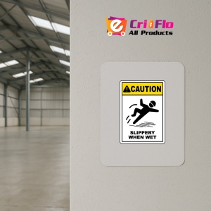 Indicator Caution Slippery When Wet, Sticker autocolant - Img 4