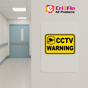 Indicator CCTV Warning Sign, Sticker autocolant - Img 5