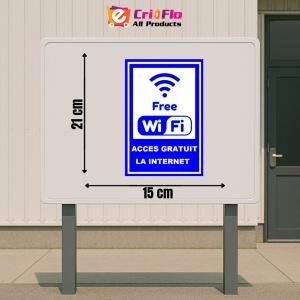 Indicator Cu acces gratuit la internet, Sticker autocolant - Img 2