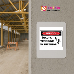 Indicator Cu inalta tensiune in interior, Sticker autocolant - Img 5