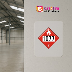 Indicator Cu nr 1077 pentru gaz inflamabil clasa 2, Sticker autocolant - Img 4