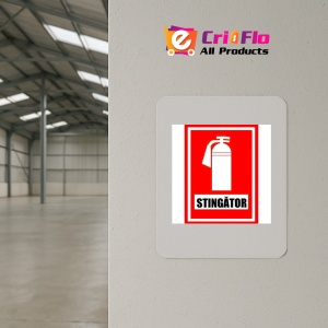 Indicator Cu stingator, Sticker autocolant - Img 3