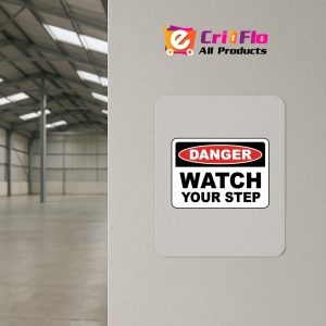 Indicator Danger Watch Your Step Sign, Sticker autocolant - Img 3