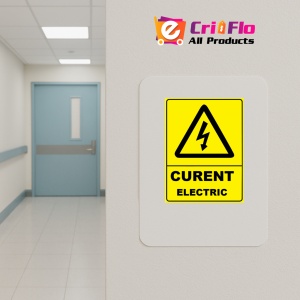 Indicator De avertizare pentru curent electric, Sticker autocolant - Img 4