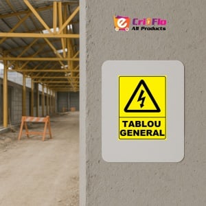 Indicator De avertizare pentru tablou general, Sticker autocolant - Img 5