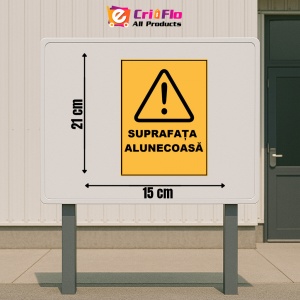 Indicator De avertizare suprafata alunecoasa, Sticker autocolant - Img 2