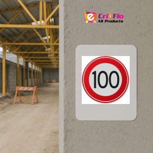 Indicator de circulatie 80 km, Sticker autocolant - Img 5