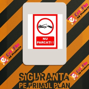 Indicator De interzicere nu parcati, Sticker autocolant - Img 2