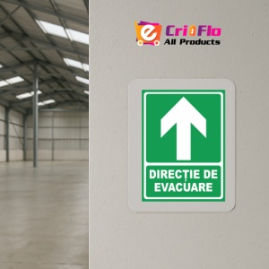 Indicator Directie de evacuare inainte, Sticker autocolant - Img 4