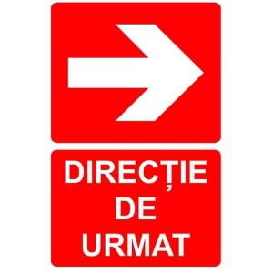 Indicator Directie de urmat PSI autoadeziv sticker autocolant 2, Sticker autocolant
