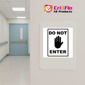 Indicator Do Not Enter Sign, Sticker autocolant - Img 4