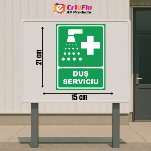 Indicator Dus serviciu, Sticker autocolant - Img 2