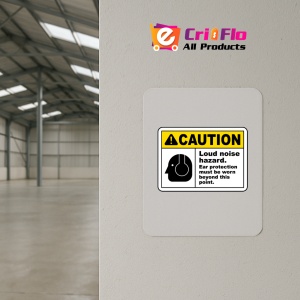 Indicator Ear Protection Must Be Worn Sign, Sticker autocolant - Img 3