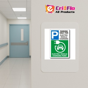 Indicator Electric Vehicle Charging Parking Sign, Sticker autocolant - Img 4