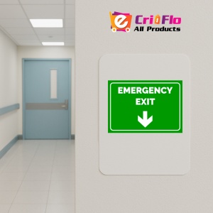 Indicator Emergency exit, Sticker autocolant - Img 4