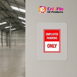 Indicator Employee parking only sign, Sticker autocolant - Img 3