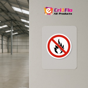 Indicator Eticheta fara foc sau flacara deschisa, Sticker autocolant - Img 3