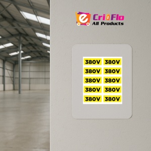 Indicator Etichete 380v, Sticker autocolant - Img 3