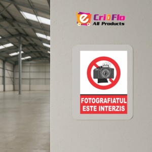Indicator Fotografiatul este interzis, Sticker autocolant - Img 4