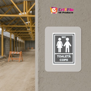 Indicator Gri pentru toaleta copii, Sticker autocolant - Img 5