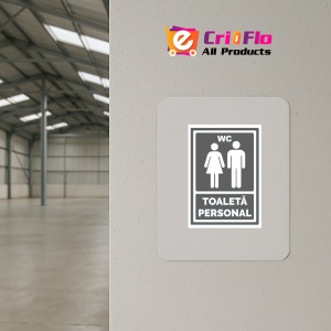 Indicator Gri toaleta personal, Sticker autocolant - Img 3