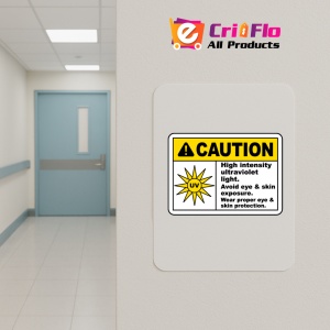 Indicator High Intensity Ultraviolet Light Sign, Sticker autocolant - Img 4
