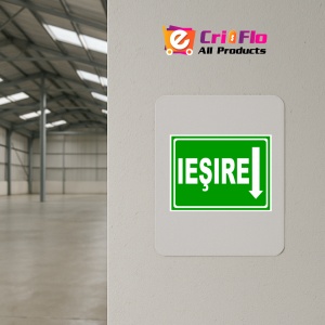 Indicator Iesire in sageata in jos, Sticker autocolant - Img 3